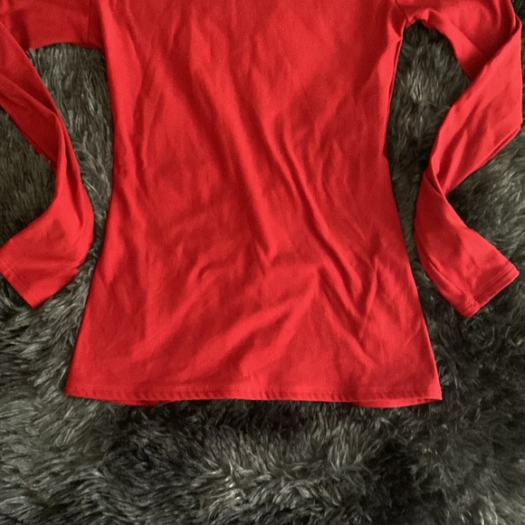 Dark red Under Amour fitted long-sleeve base layer shirt - Picture 6 of 17